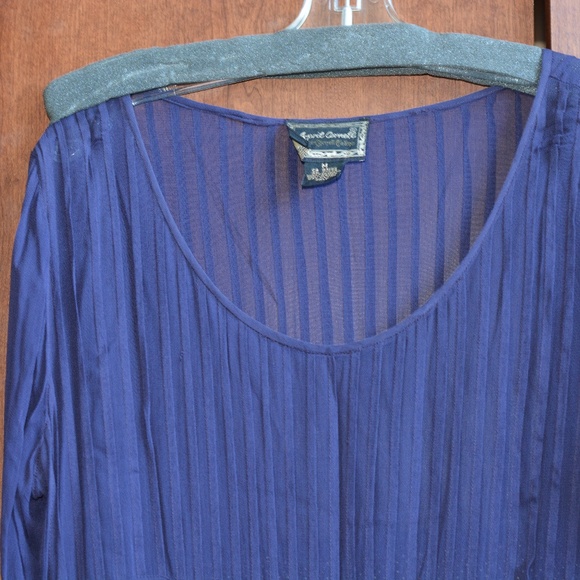 April Cornell Dresses & Skirts - APRIL CORNELL DARK BLUE DRESS M